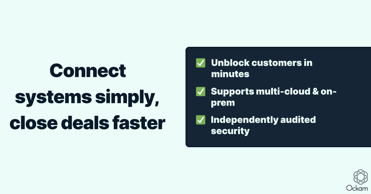 Connect systems simply, close deals faster